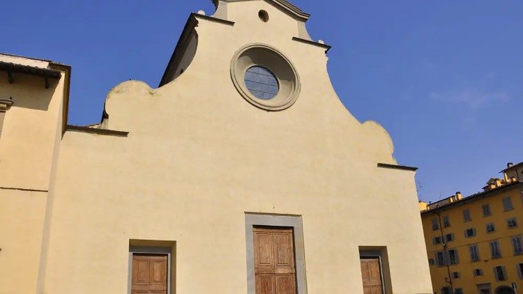 Facciata della basilica di Santo Spirito progettata da Filippo Brunelleschi