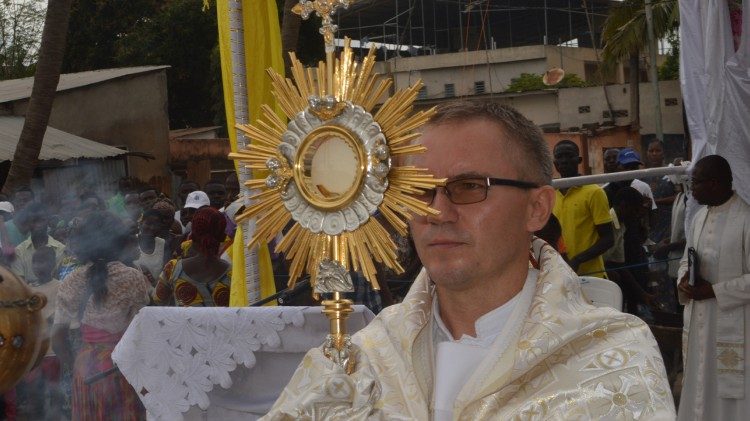 Ks. Marek Pogorzelski na misjach w Afryce