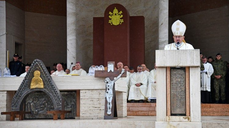Hodočašće Hrvatske vojske i policije u Mariju Bistricu