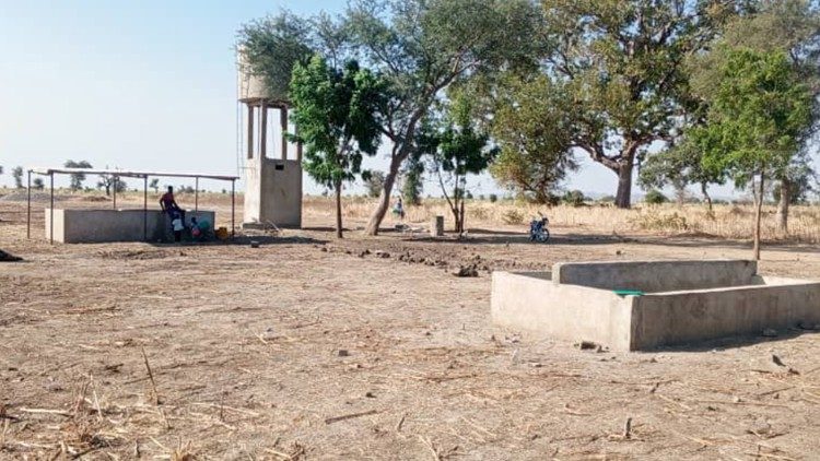 Le infrastrutture idriche del progetto. Foto di: Padre Danilo Fenaroli