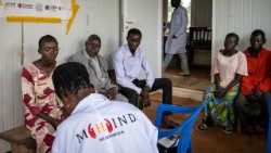 Un ambulatorio per la salute mentale in cui lavora il personale di Amref in Sud Sudan