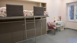 Notranjost prostorov "Doma upanja" v Rimu