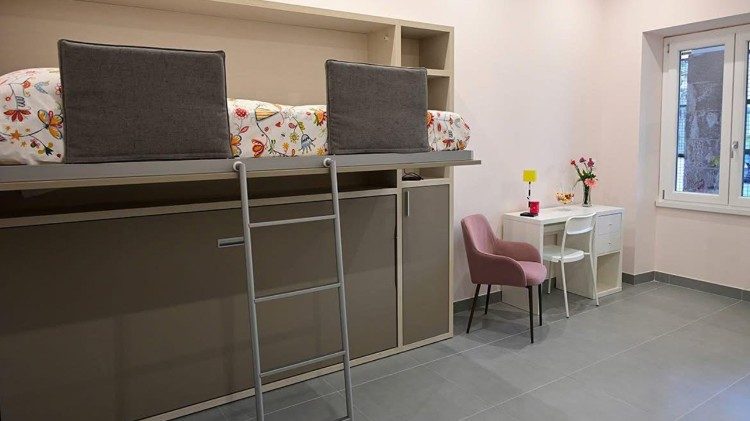 Notranjost prostorov "Doma upanja" v Rimu