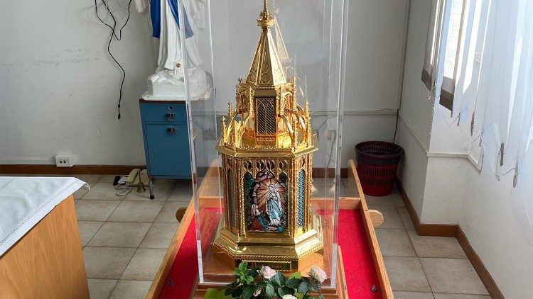 Il reliquiario di Santa Bernadette Soubirous