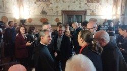 Presentazione a palazzo Vecchio a Firenze del Centro Studi internazionale Papa Leone XIV