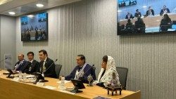 Presentación de la Gran Procesión Internacional del Señor de los Milagros en Roma, 14 de octubre de 2025.