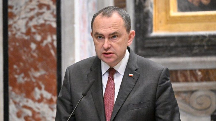 Obecny był też ambasador RP przy STolicy Apostolskiej Adam Kwiatkowski