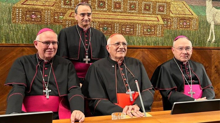 Peña Parra en la Pontificia Universidad Lateranense el viernes 17 de octubre de 2025.