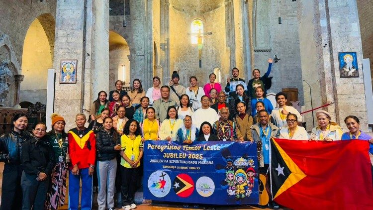 Outro momento da peregrina&ccedil;&atilde;o a Roma