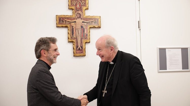  Josef Grünwidl, designierter Erzbischof von Wien, und sein Vorgänger im Amt, Kardinal Christoph Schönborn