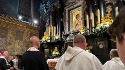 Polonijne czuwanie na Jasnej Górze (archiwum ks. Marka Grygla)