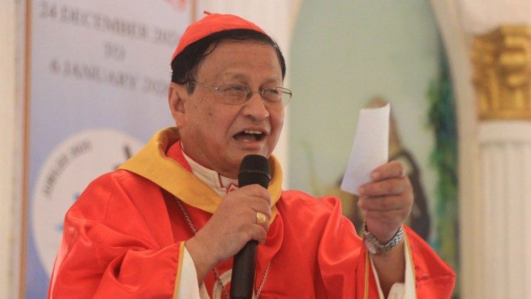 Le cardinal Charles Maung Bo, président de la Conférence des évêques catholiques de Birmanie .