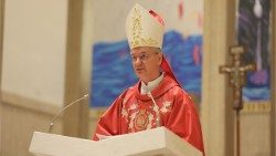 Nadbiskup Dražen Kutleša propovijeda u bazilici sv. Antuna na Svetom Duhu