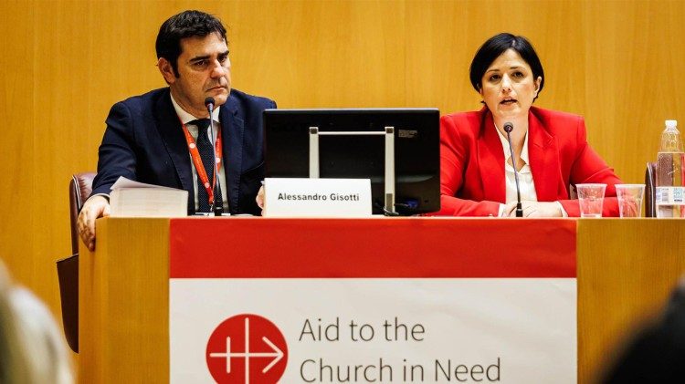 Editor-in-chief Marta of the 2025 report Marta Petrosillo explains how 24 countries suffer persecution and 38 face discrimination based on religion.