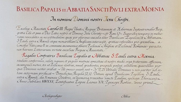 Dekretas dėl „Karališkojo konfratro“ titulo suteikimo karaliui Karoliui III