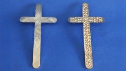 Alberto Zorzi, croci della mostra "Gaudium"