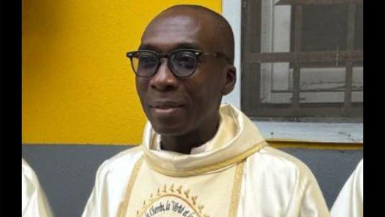 Mgr Jean-Pierre Tanoh Tiémélé, nouvel évêque d'Abengourou en Côte d'Ivoire.
