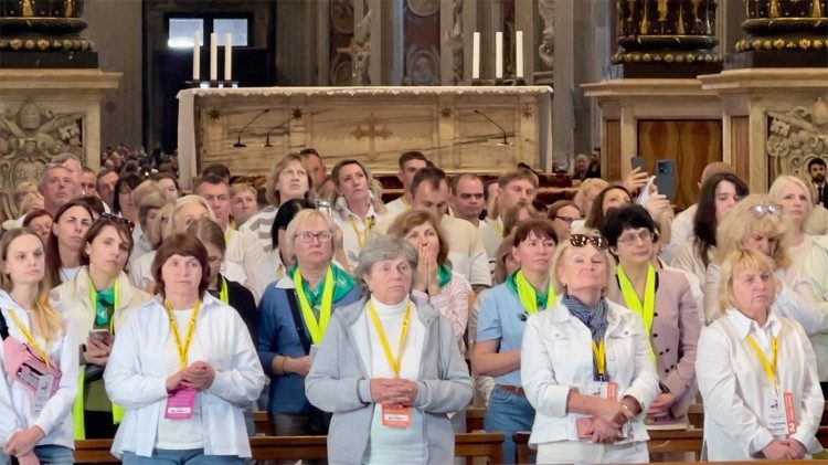 Падчас Імшы для беларусаў у ватыканскай базіліцы