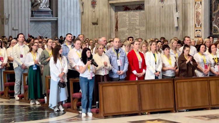 Падчас Імшы для беларусаў у ватыканскай базіліцы