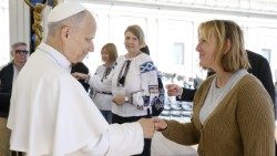 Пані Олена на аудієнції з Папою Левом XIV