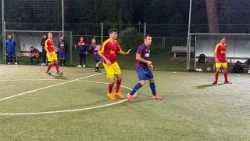 Fußballspiel der vatikanischen Fußball-Liga