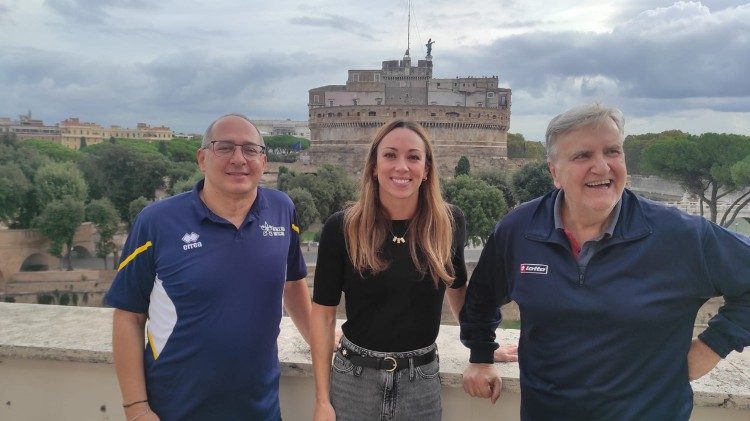 Silvia Di Pietro con Mattei e La Vella