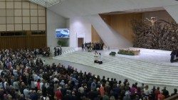 Sinodo grupių susitikimas Vatikano audiencijų salėje