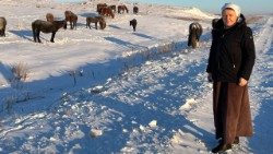 Sr. Alma Mária Džamová OSF v Kazachstane