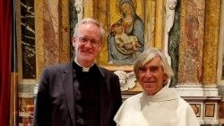 Monsignore Michael Kahle und Basil Degórski OSPPE aus dem Orden des Heiligen Paulus des Ersten Eremiten (Ordo Sancti Pauli Primi Eremitae)