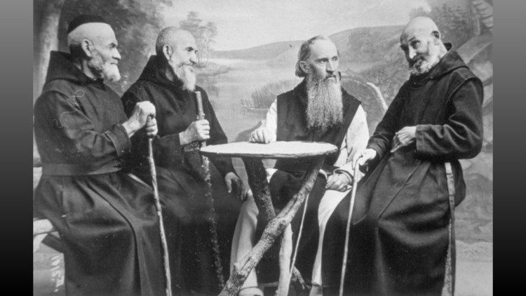 Abbot Francis Pfanner with Confriars in Mariannhill South Africa 1890