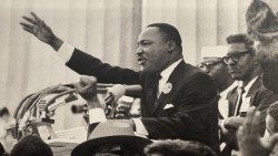 Martin Luter KIng durante un discorso