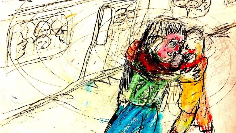 24. Michael rivede William (lo scrittore) lo abbraccia (Giuseppe Corvaglia)