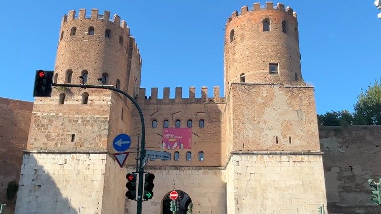 L'interno della Chiesa del Domine Quo Vadis - Foto: Vatican News - Paolo Ondarza