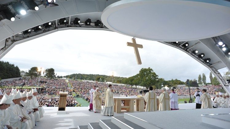 Bei der Seligsprechung Kardinal Newmans in Birmingham