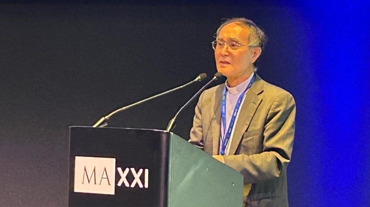 El obispo de Hiroshima, monseñor Alexis Mitsuru Shirahama