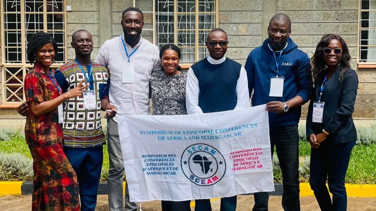 Some of the young people who attended the SECAM seminar in Nairobi
