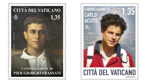 Vaticano emite sellos de Carlo Acutis y Pier Giorgio Frassati