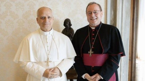 Bischof Bätzing von Papst Leo empfangen