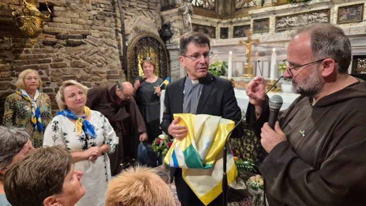 Le mamme ucraine a Loreto nella Santa Casa