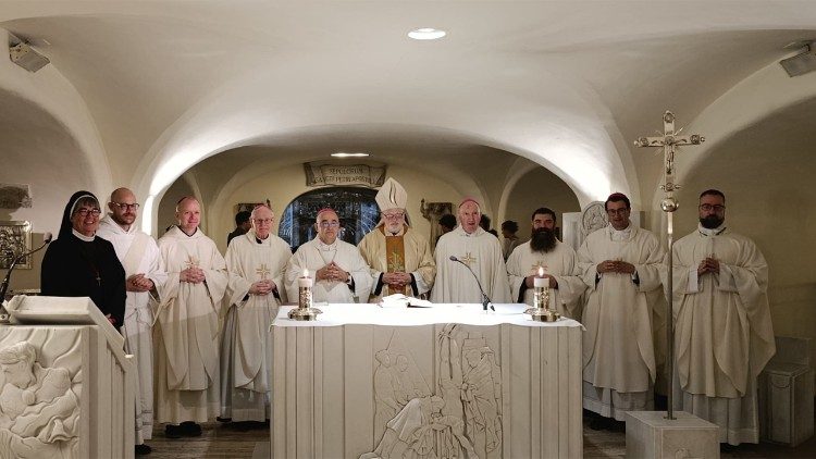 The Nordic Bishops celebrated Mass in the crypt under St. Peter's Basilica