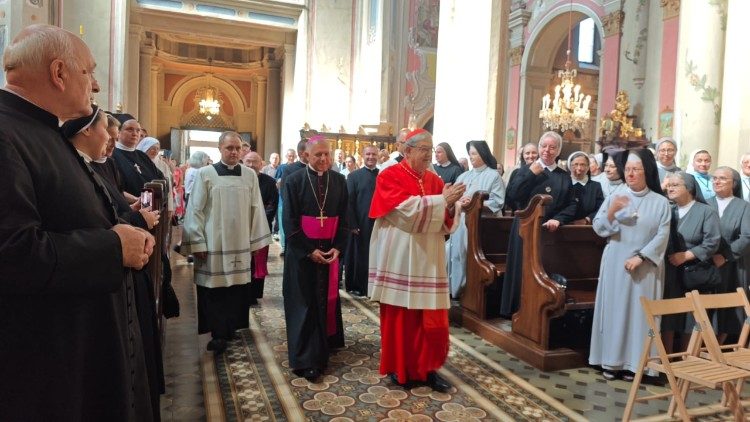 2025.09.06 Le foto da Leopoli. Card. Sepe, inviato speciale del Papa per il 650 anniversario della creazione della Matropolia di Halyč (© Mariusz Krawiec SSP)