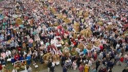 Tegoroczne dożynki jak co roku zgromadziły wielu uczestników na Jasnej Górze