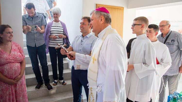 Blagoslov Centra za život u Sisku