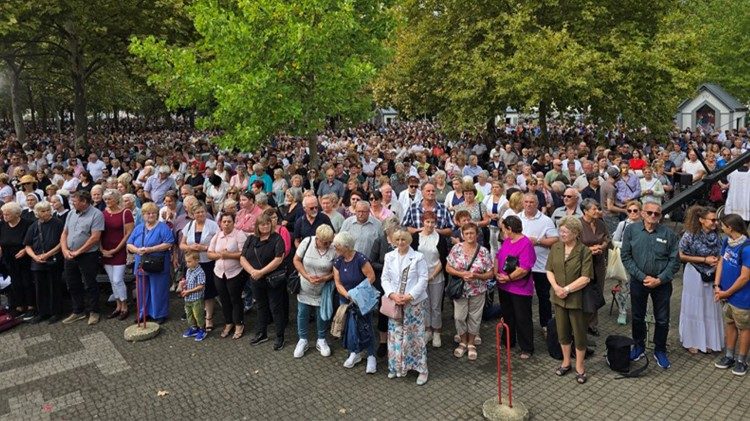 Hodočasnici u ludbreškom svetištu Predragocjene Krvi Kristove