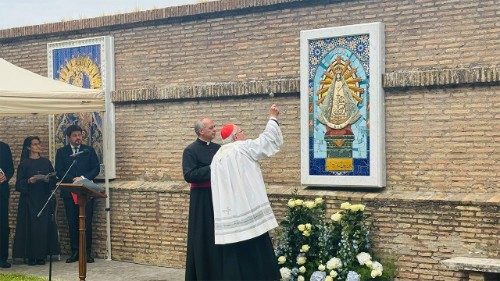 Argentinische Madonna in Vatikanischen Gärten