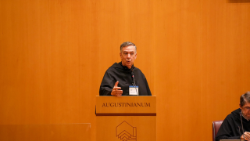 Père Joseph Farrell, nouveau prieur des Augustins. 