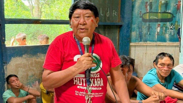 Davi Kopenawa, presidente da Associação Hutukara Yanomami (HAY)