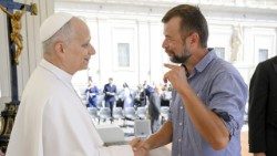 Dariusz Car podczas spotkania z Papieżem Leonem XIV