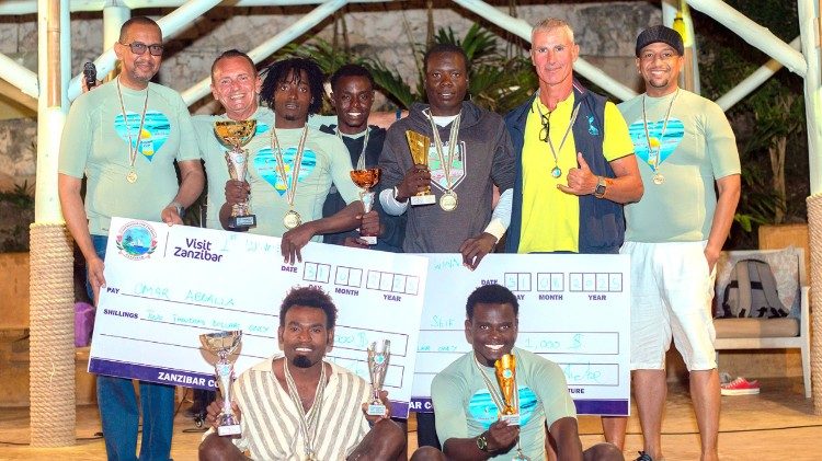 Washiriki na washindi wa Zanzibar Cup