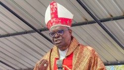 D. António Constantino, Bispo auxiliar da Beira (Moçambique), na paróquia de Matacuane, em que conferiu o crisma a mais de 180 fiéis